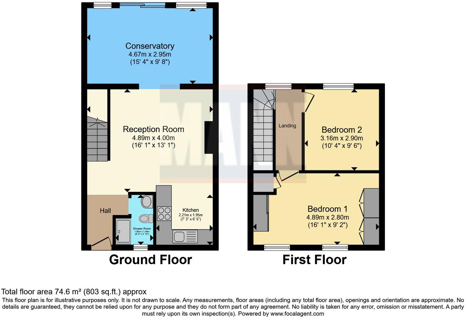 Bates Crescent, Croydon, CR0 floorplan