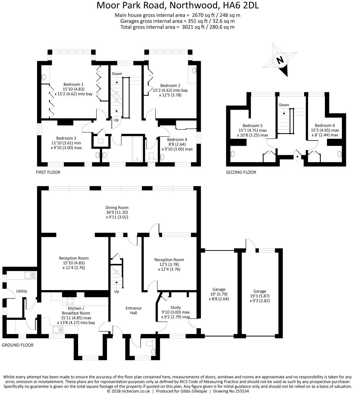 Moor Park Road, Northwood, Middlesex floorplan