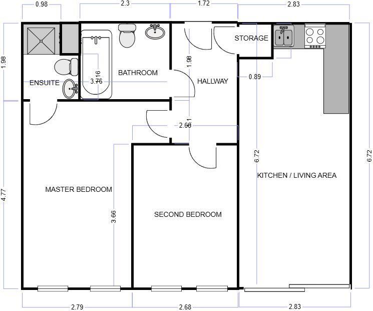 210 Hall Lane, Manchester floorplan