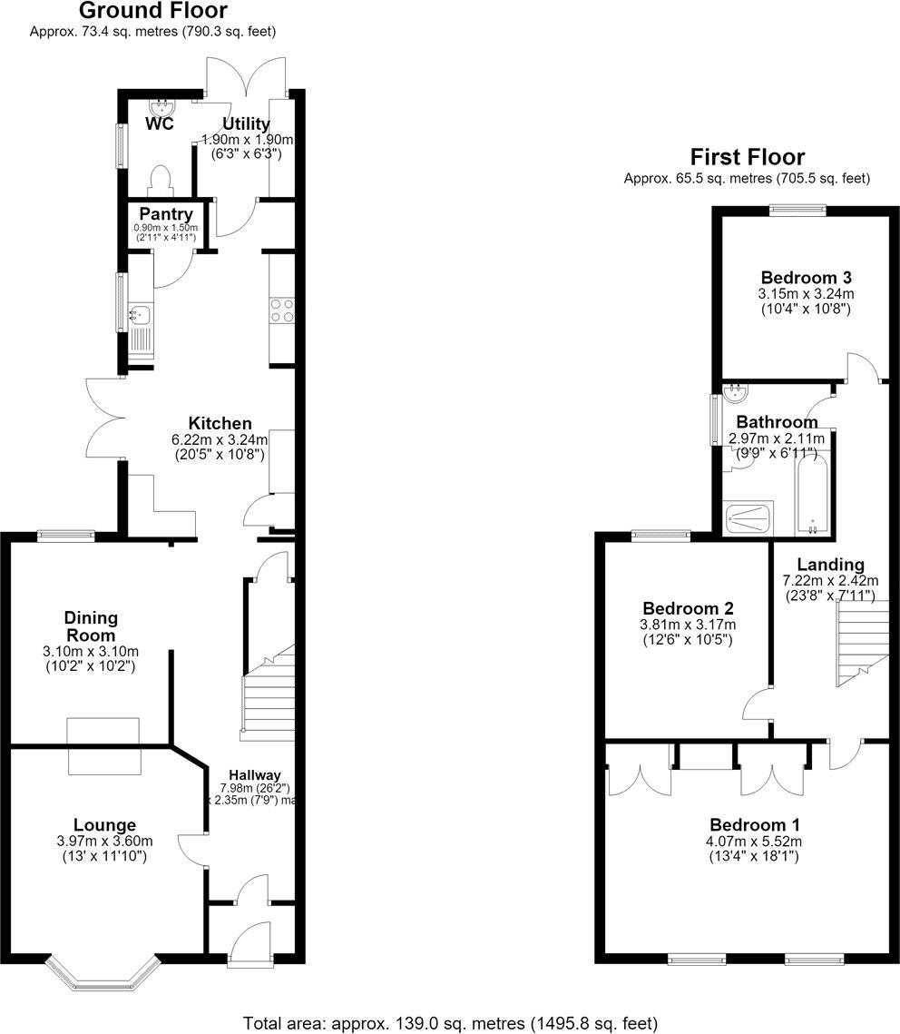 Victoria Avenue, Sleaford, Lincolnshire, NG34 floorplan