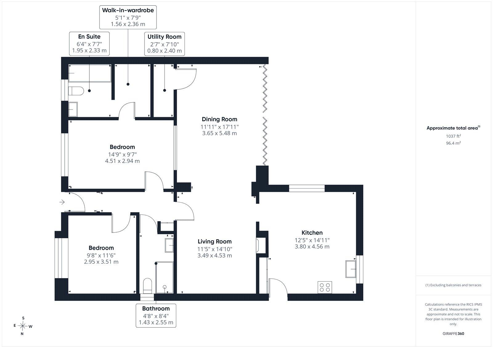 Salisbury Road, Burton, Christchurch, Dorset, BH23 floorplan