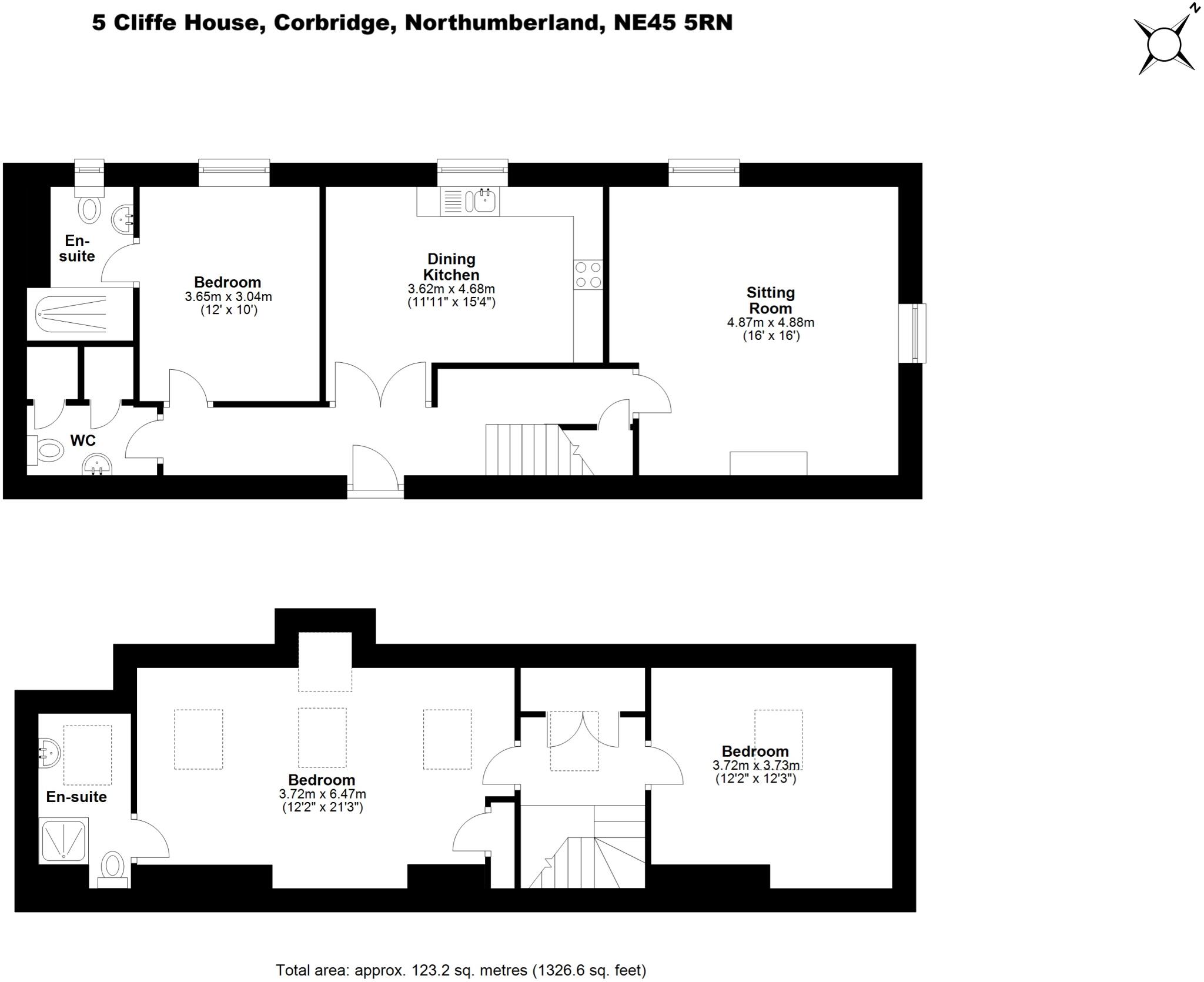 5, Cliffe House, Corbridge, Northumberland, NE45 floorplan