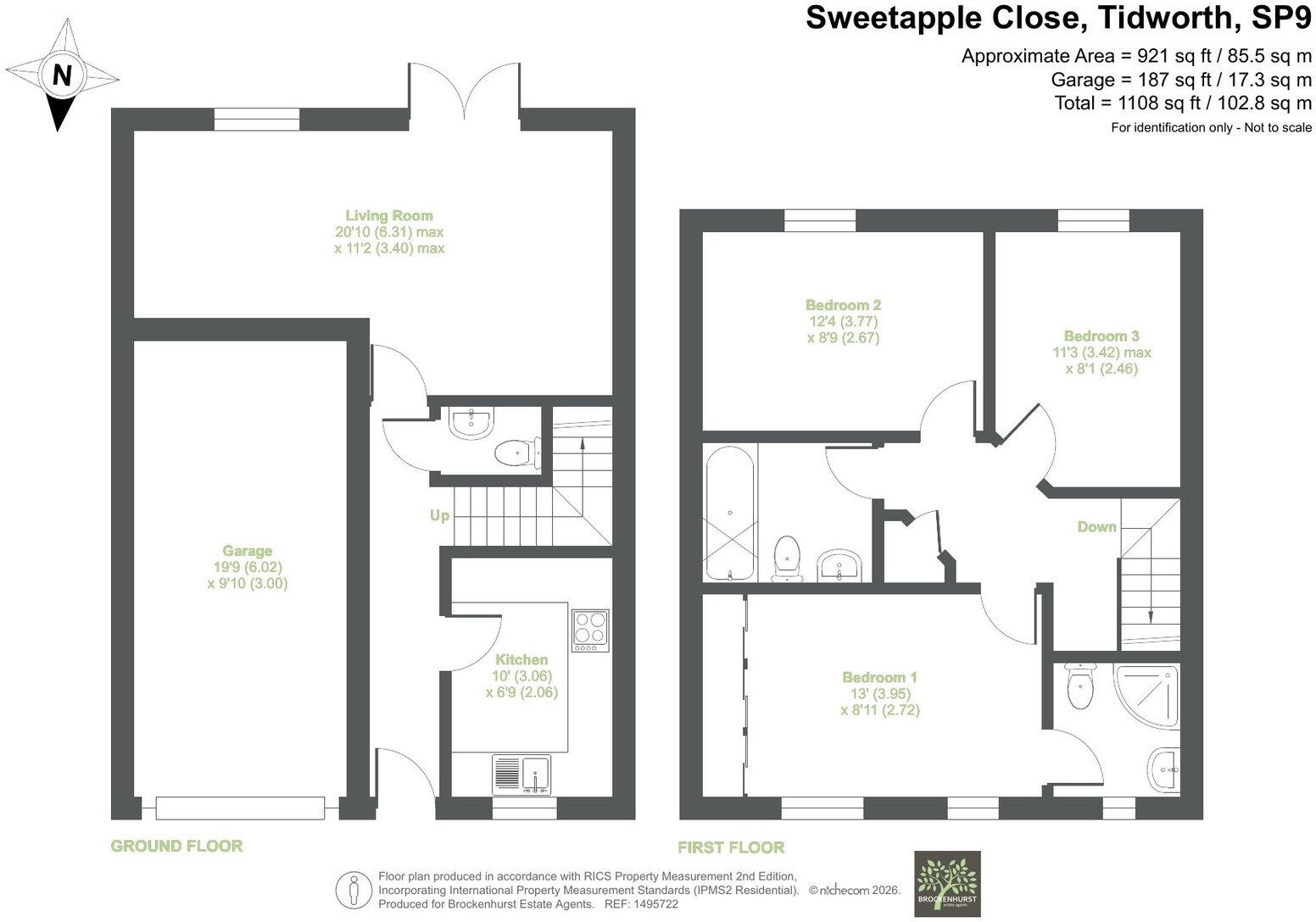 Sweetapple Close, Tidworth, SP9 7WY floorplan