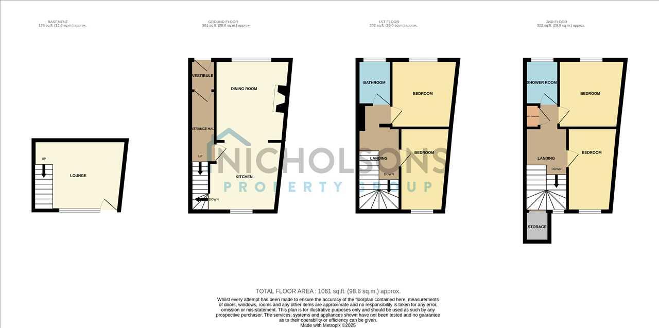 West Road, Filey floorplan