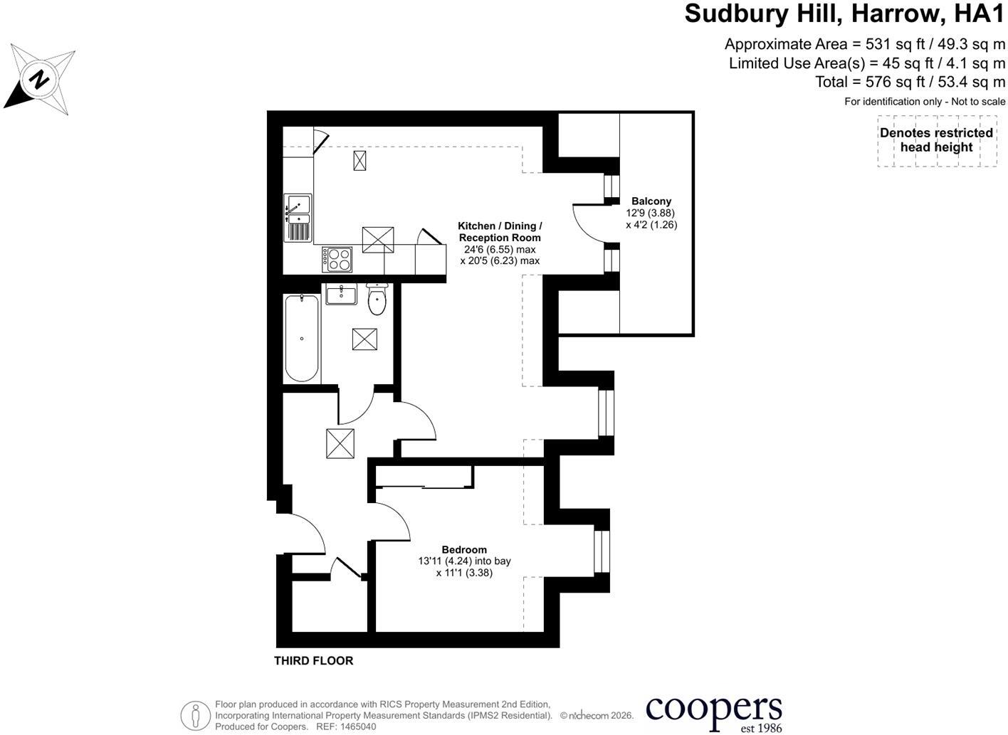 Maven Court, Sudbury Hill floorplan