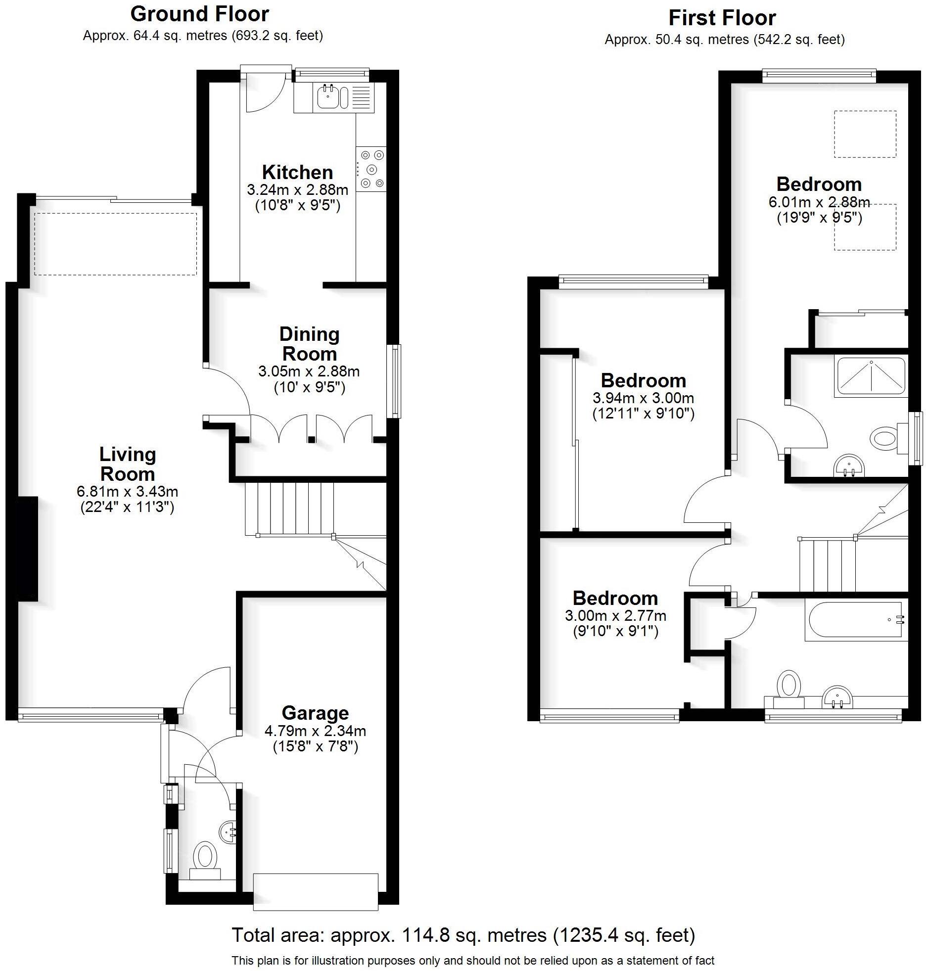 The Spinney, Leamington Spa, Warwickshire, CV32 floorplan