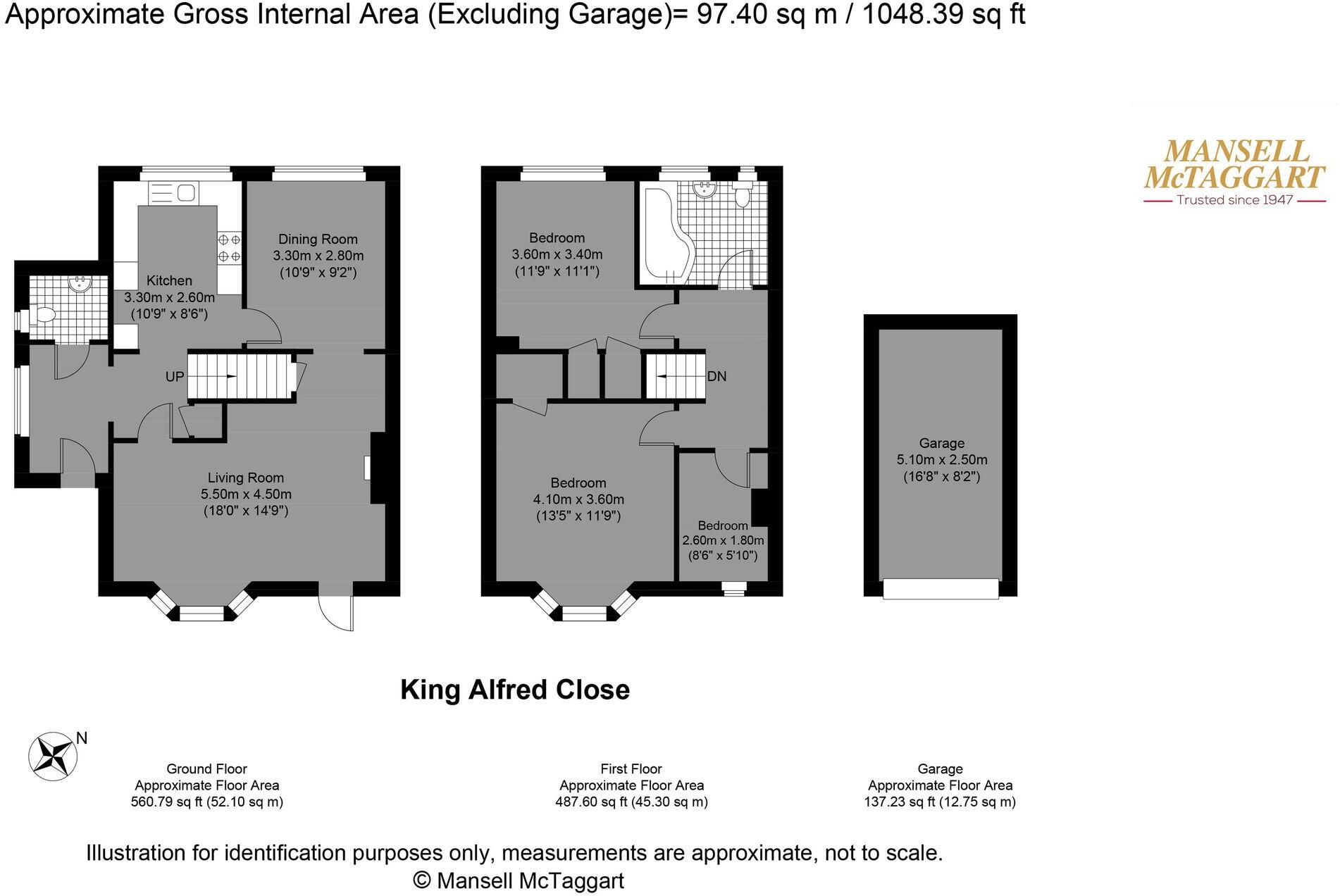 King Alfred Close, Steyning, BN44 floorplan