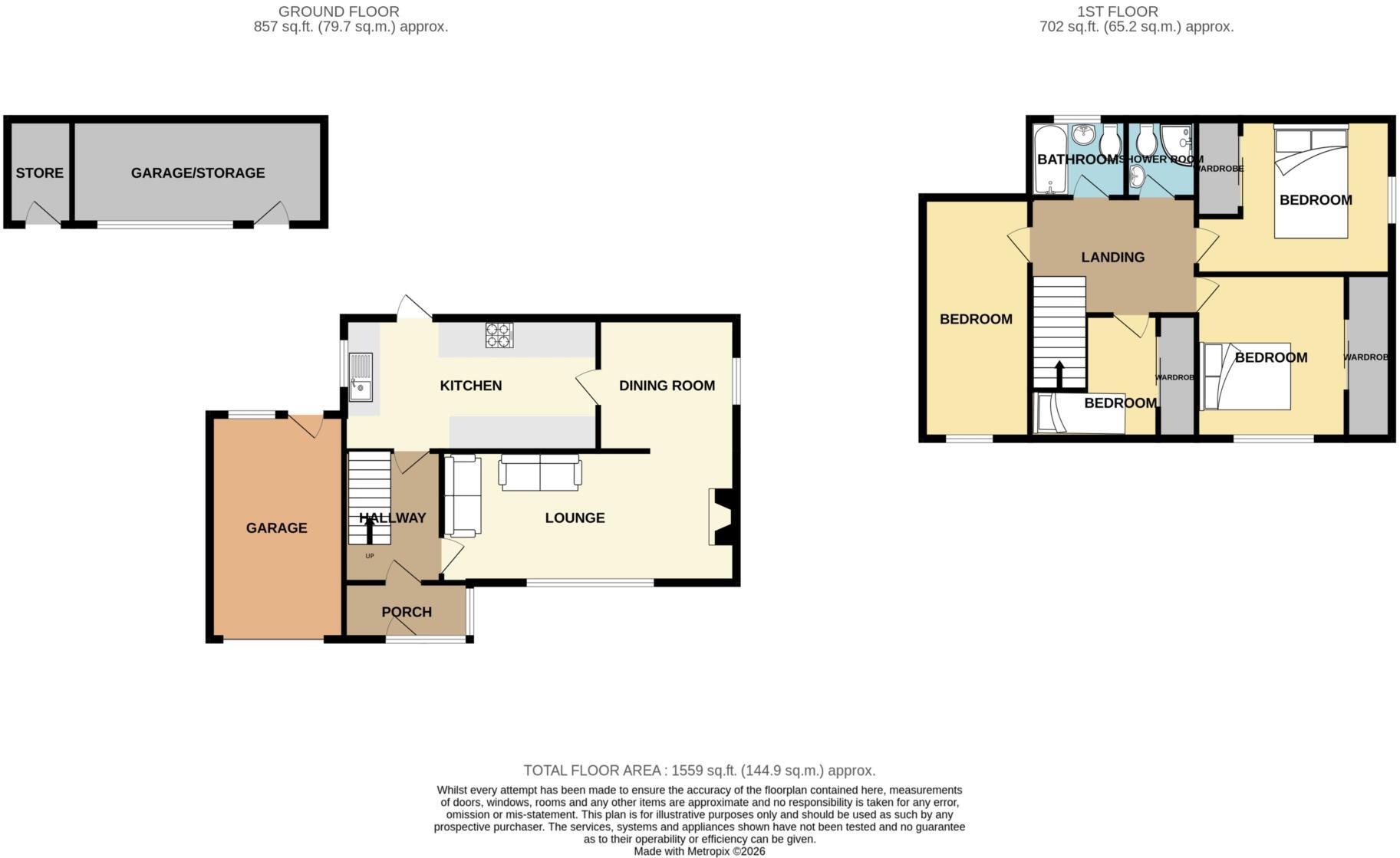 Athol Drive, Eastham floorplan