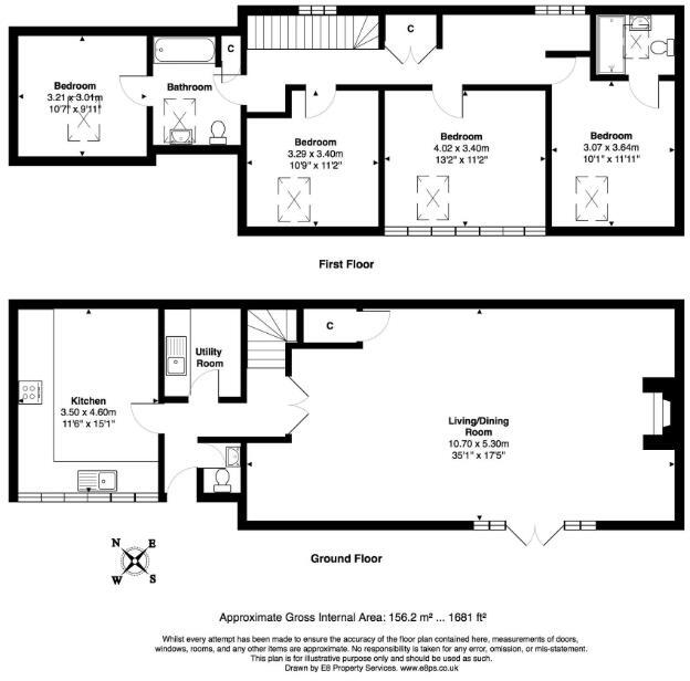 Ball Lane, Tackley floorplan