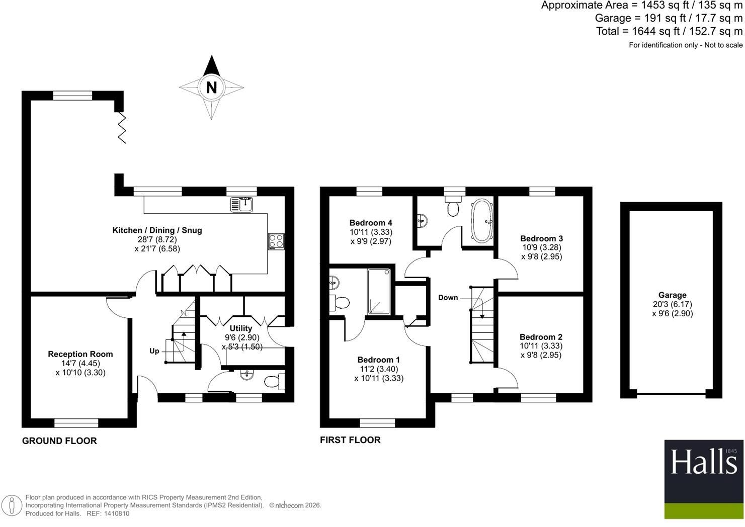 Tudor Drive, Penley. floorplan