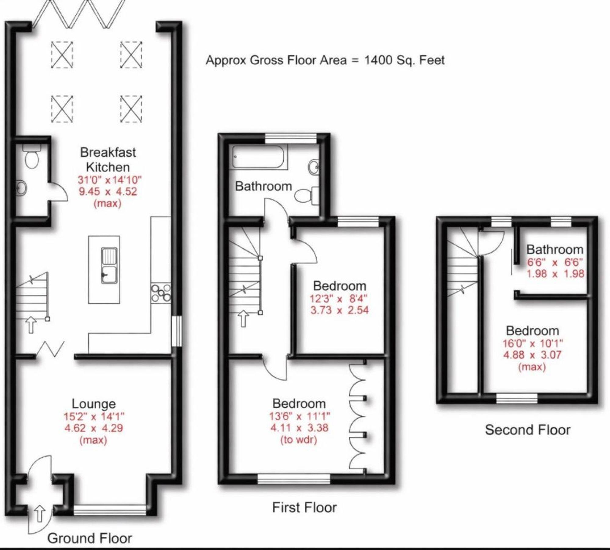 Appleton Road, Hale, WA15 floorplan