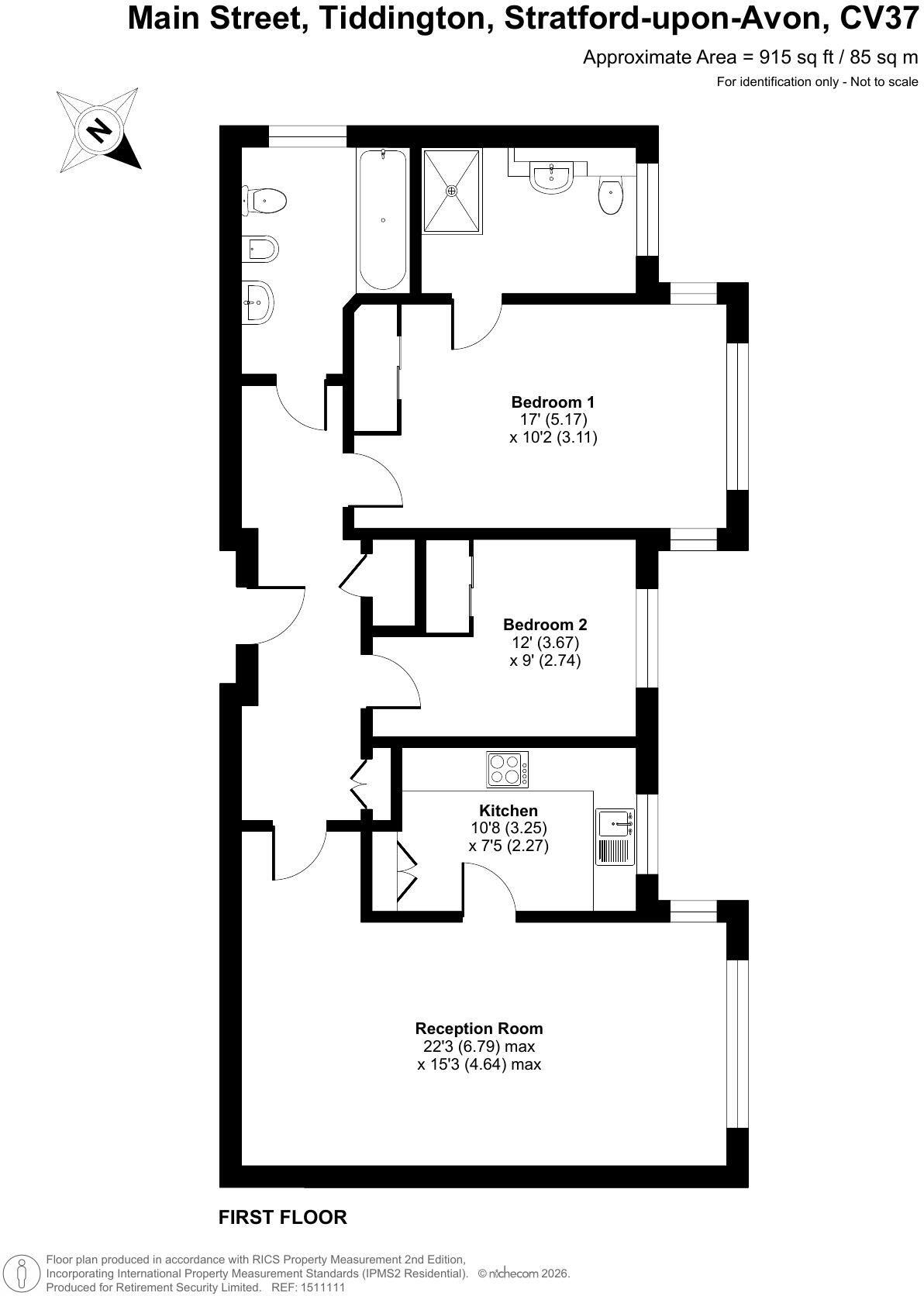 Main Street, Tiddington, Stratford-upon-Avon, CV37 floorplan