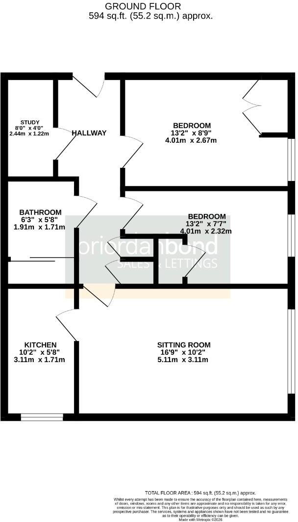 Landcross Drive, Abington Vale, Northampton NN3 floorplan
