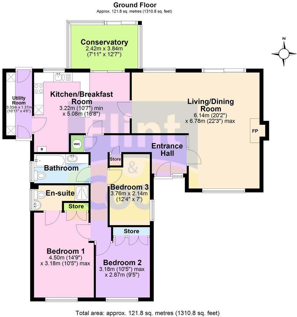 Harefields, Hildersley, Ross-On-Wye floorplan