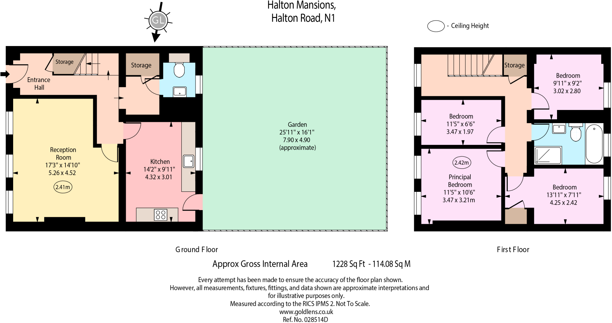 Halton Road, Islington, N1 floorplan