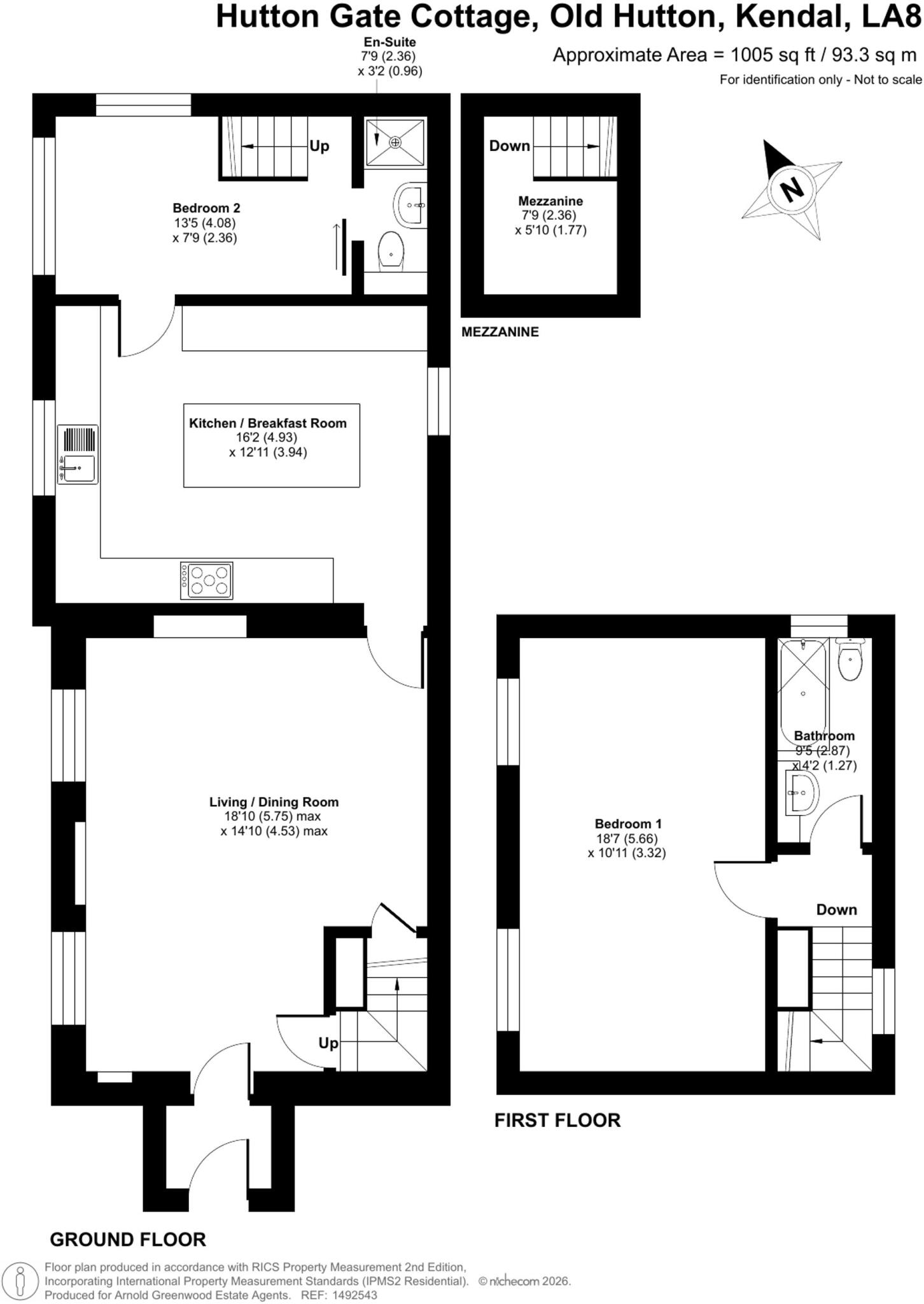 Old Hutton, Kendal, LA8 floorplan