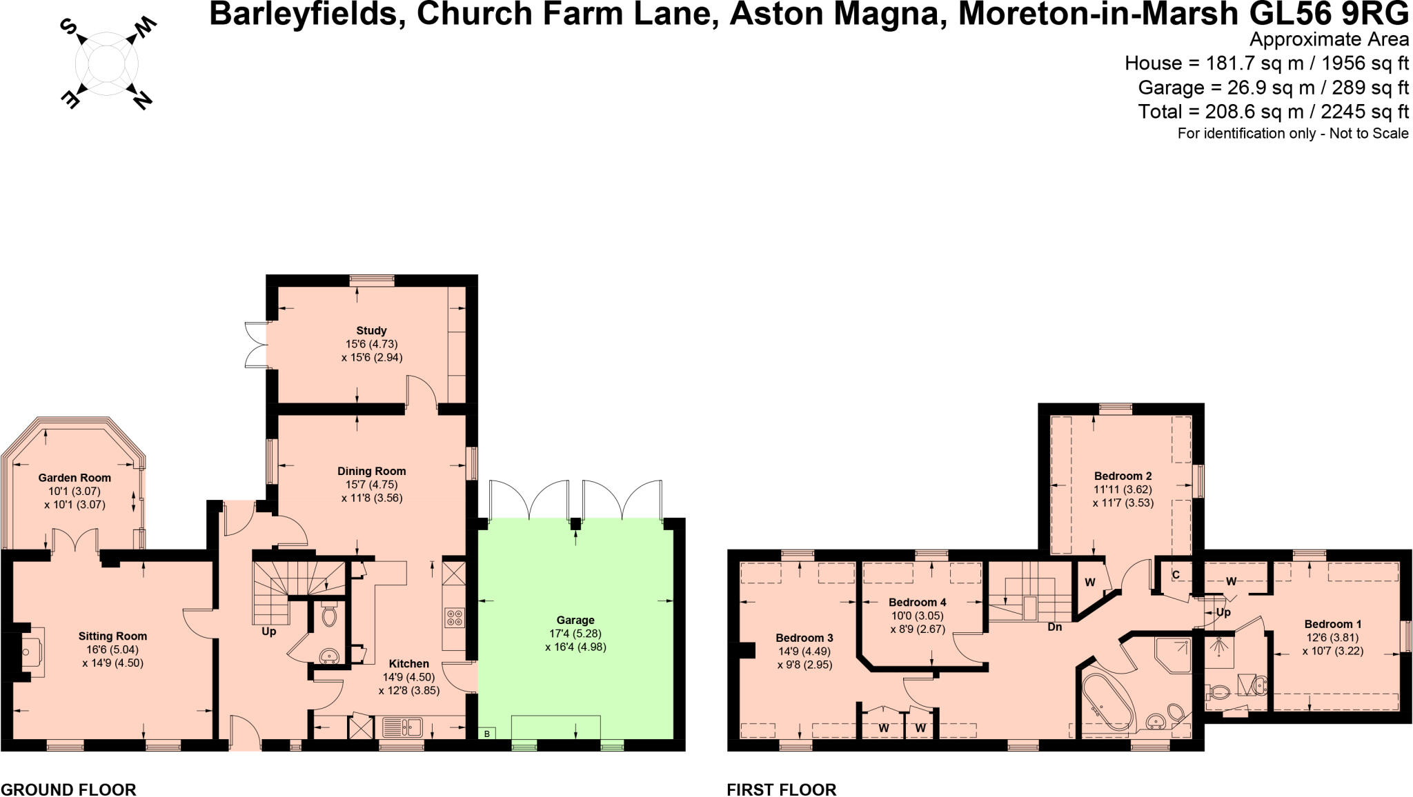 Church Farm Lane, Aston Magna, Moreton-in-Marsh, Gloucestershire, GL56 floorplan