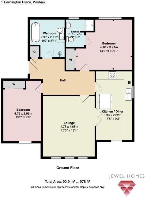 Fernington Place, Wishaw, North Lanarkshire, ML2 floorplan