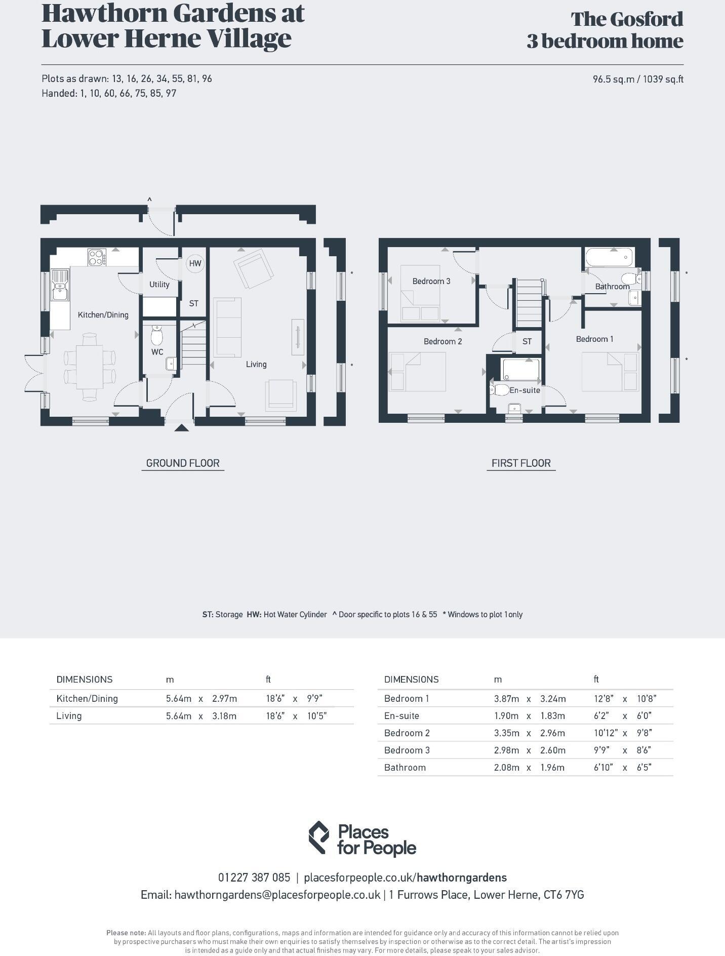 1 Furrows Place
Lower Herne
CT6 7YG floorplan