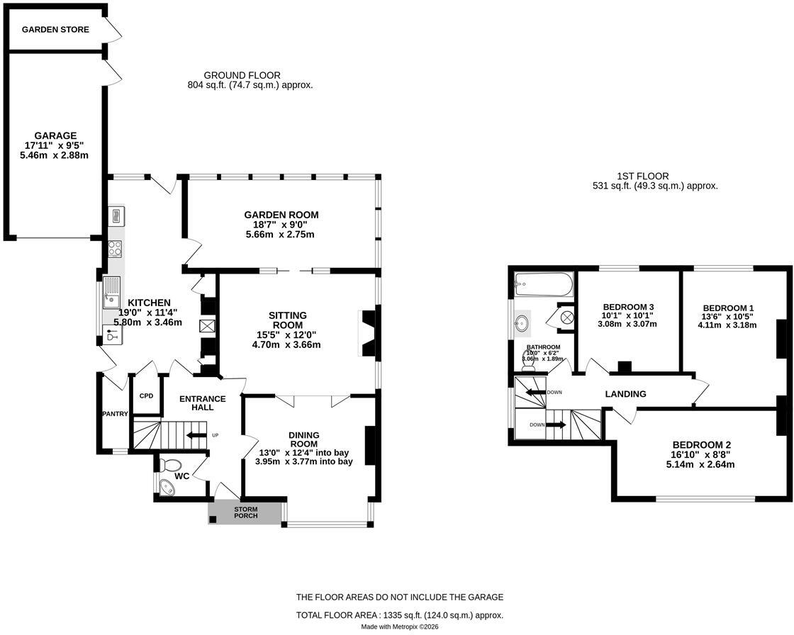 Pixmore Way, Letchworth Garden City floorplan