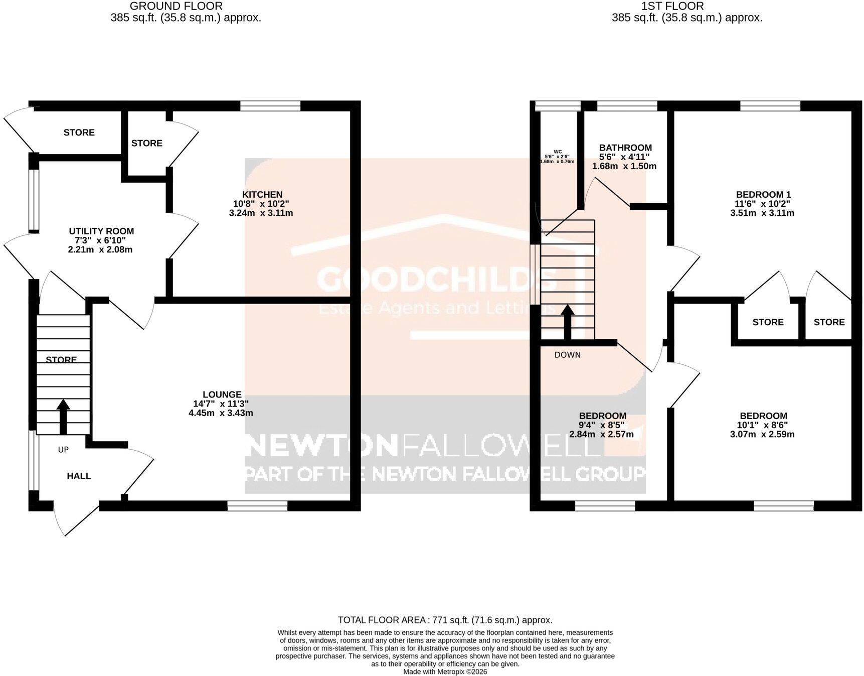 Magdalen Road, Blurton, Stoke-on-Trent floorplan