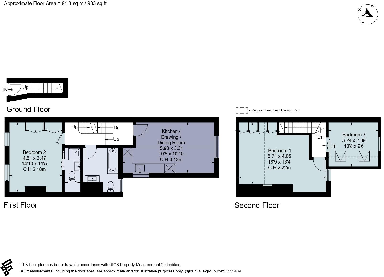 Estcourt Road, Fulham, London, SW6 floorplan