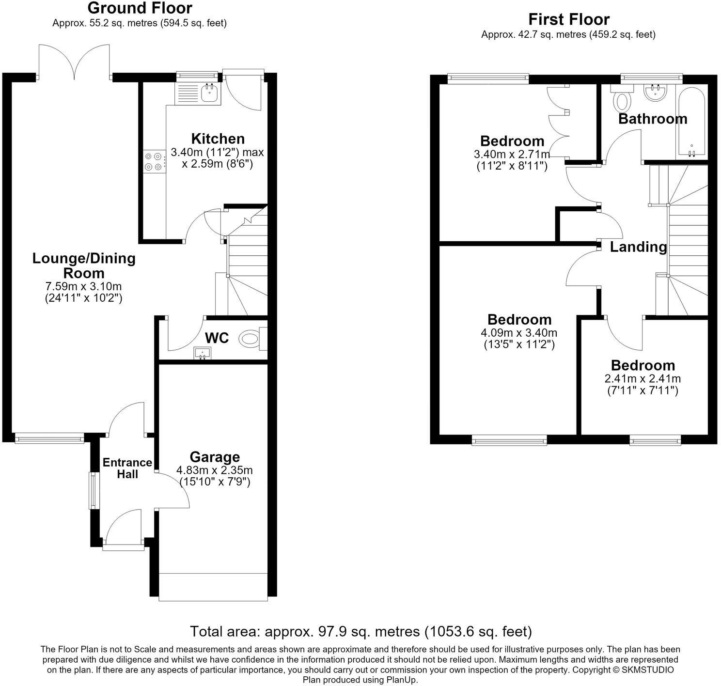 Broadstone Road, Harpenden, AL5 floorplan