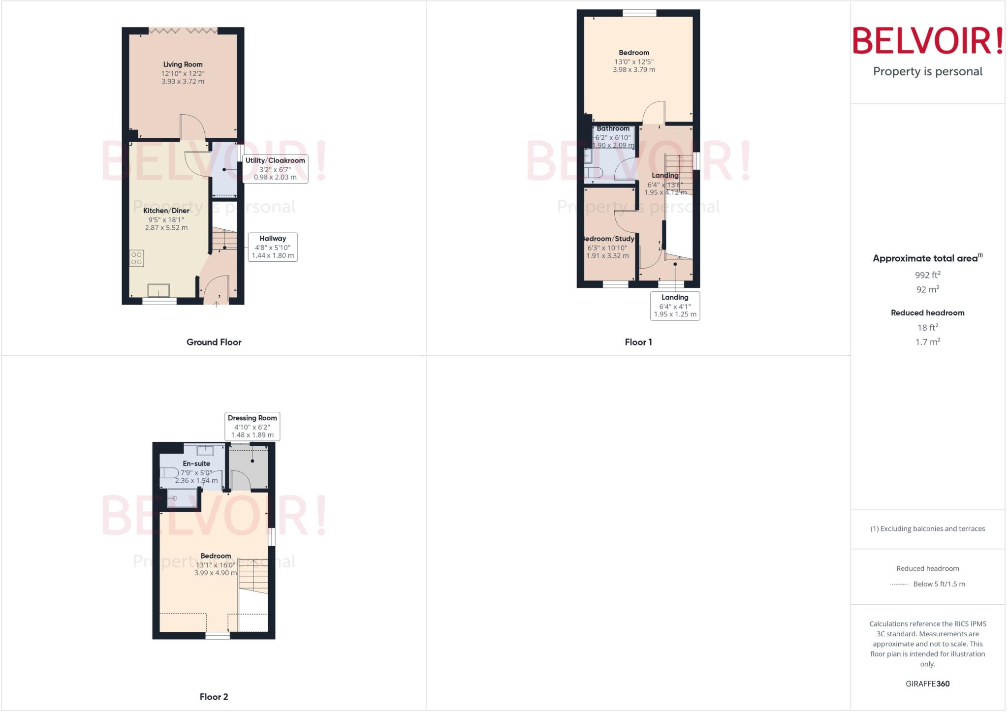 Murrell Way, Shrewsbury, SY2 floorplan
