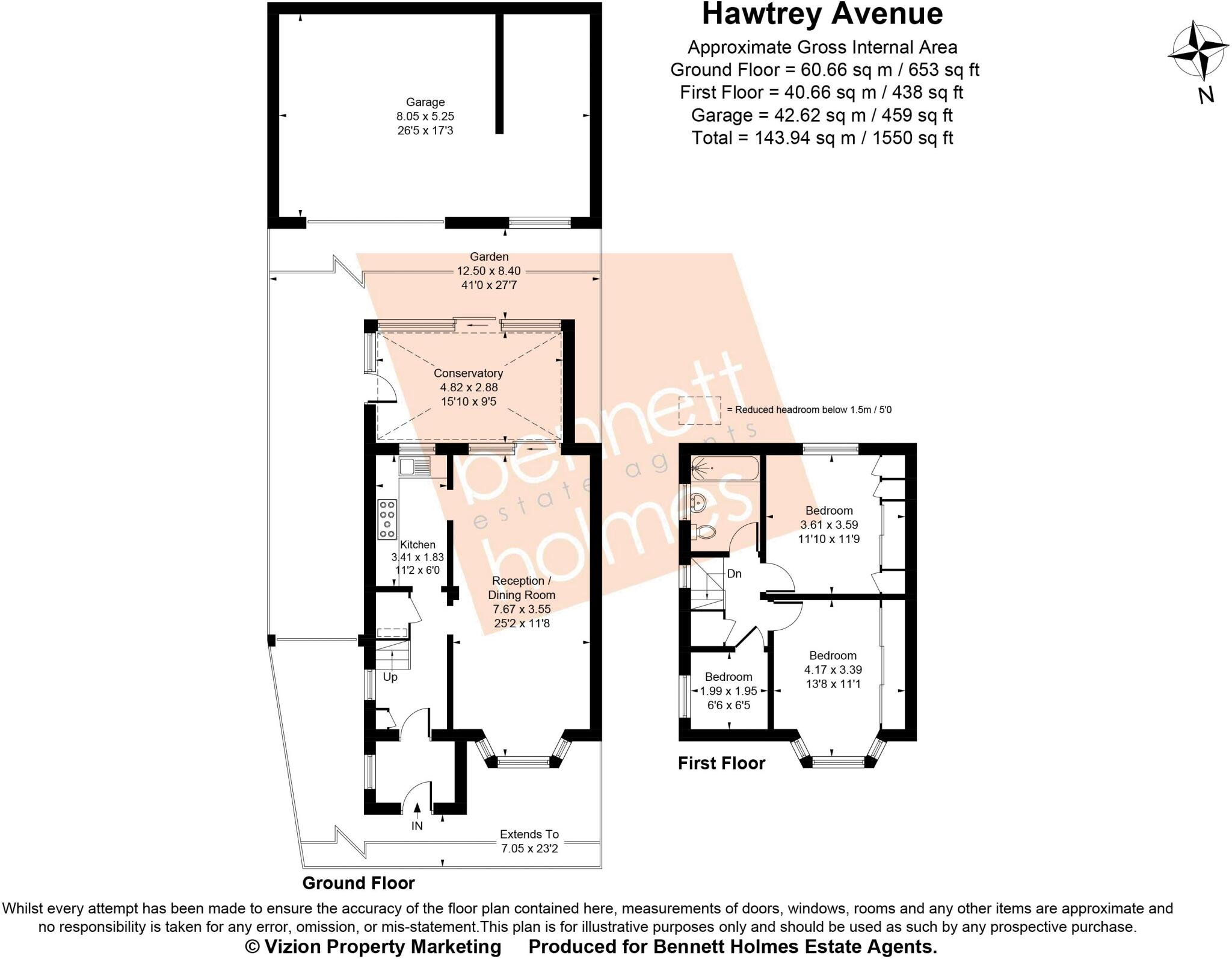 Hawtrey Avenue, Northolt floorplan
