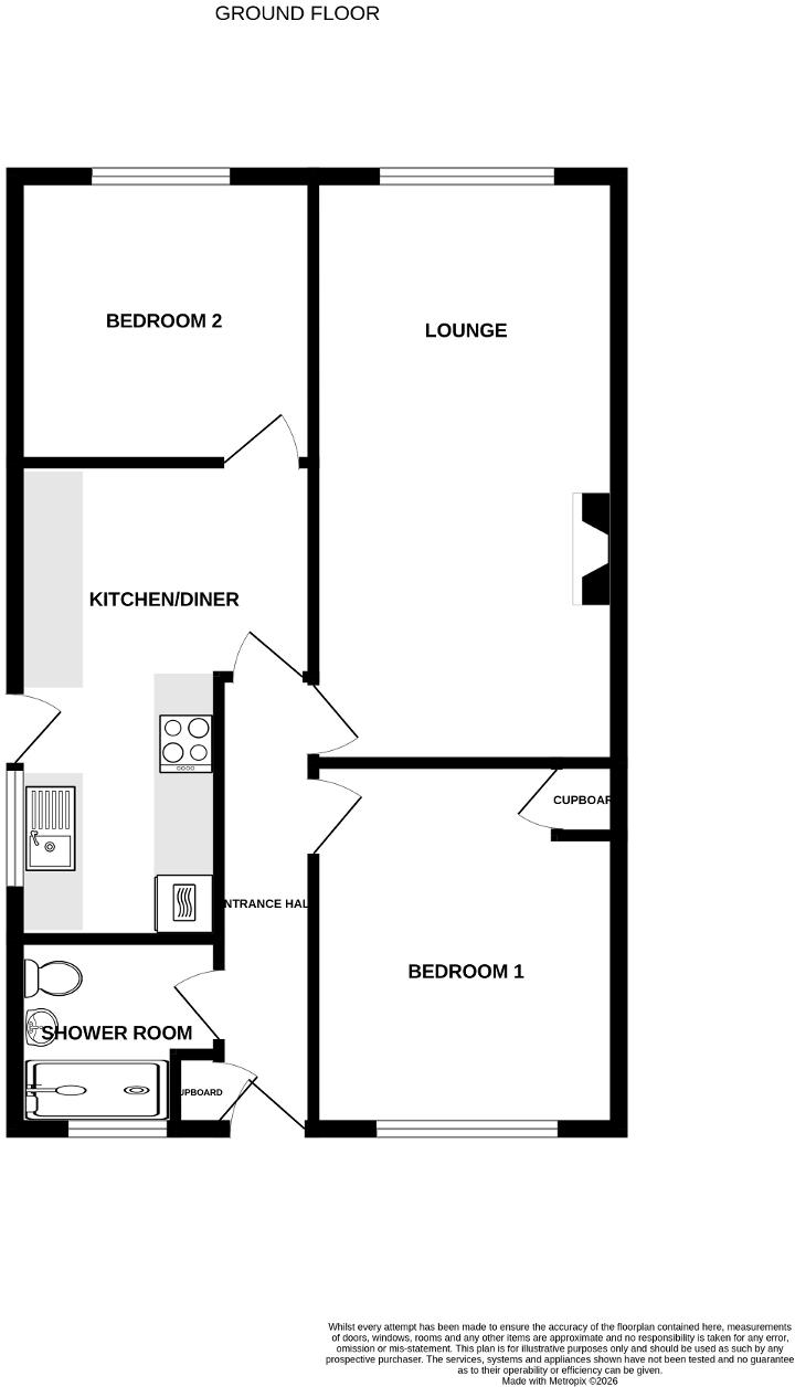Moss Park Avenue, Werrington, Stoke On Trent, Staffordshire, ST9 0EP floorplan