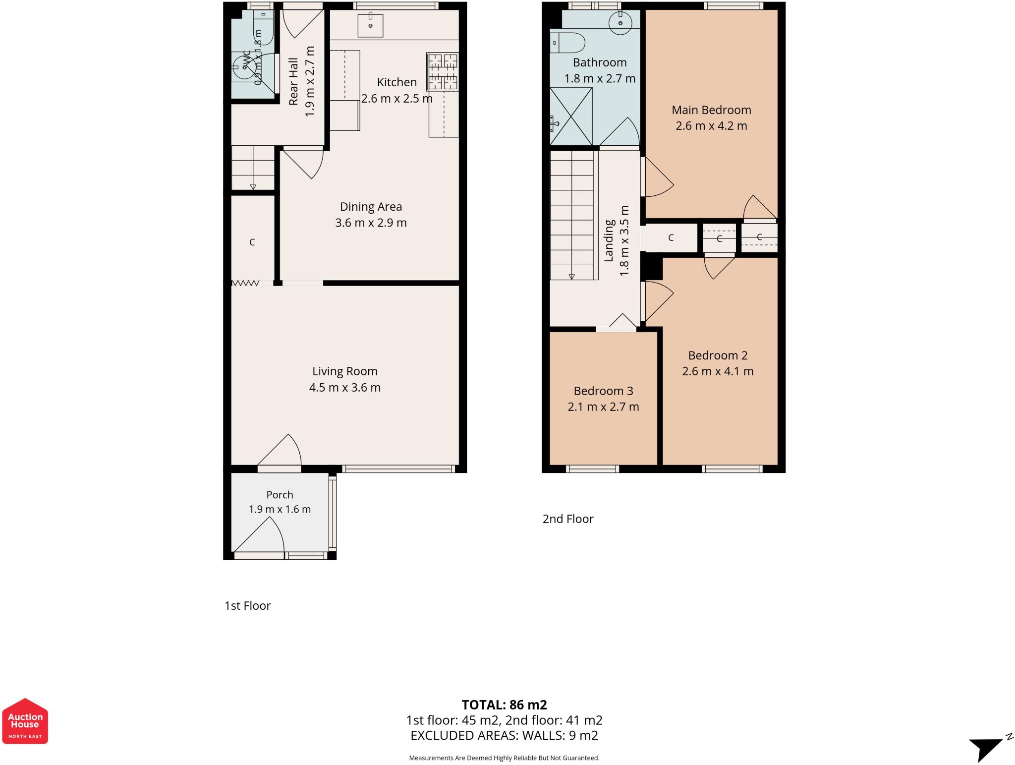 No. 24 Dayshield, Newcastle upon Tyne, Tyne and Wear NE5 2YH floorplan