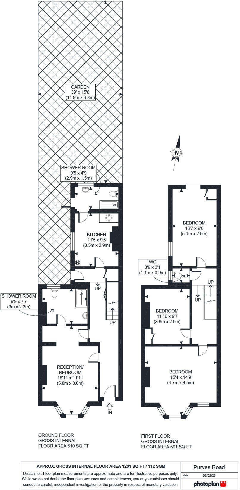 Purves Road, London, NW10 floorplan