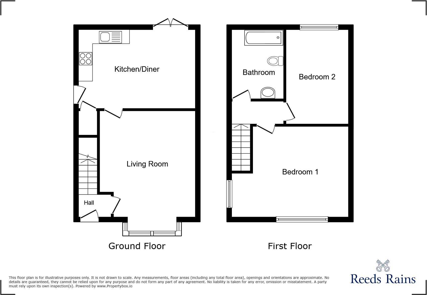 Rowlands Avenue, Huddersfield, West Yorkshire, HD5 floorplan