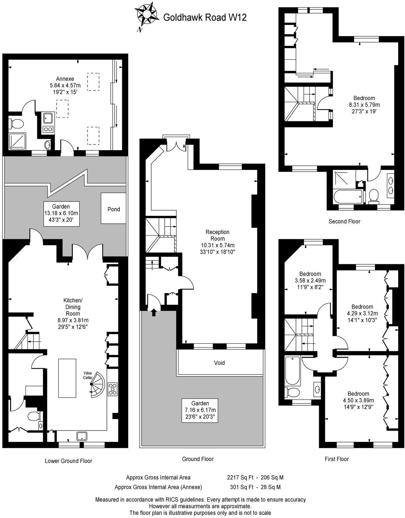 Goldhawk Road, London, W12 floorplan