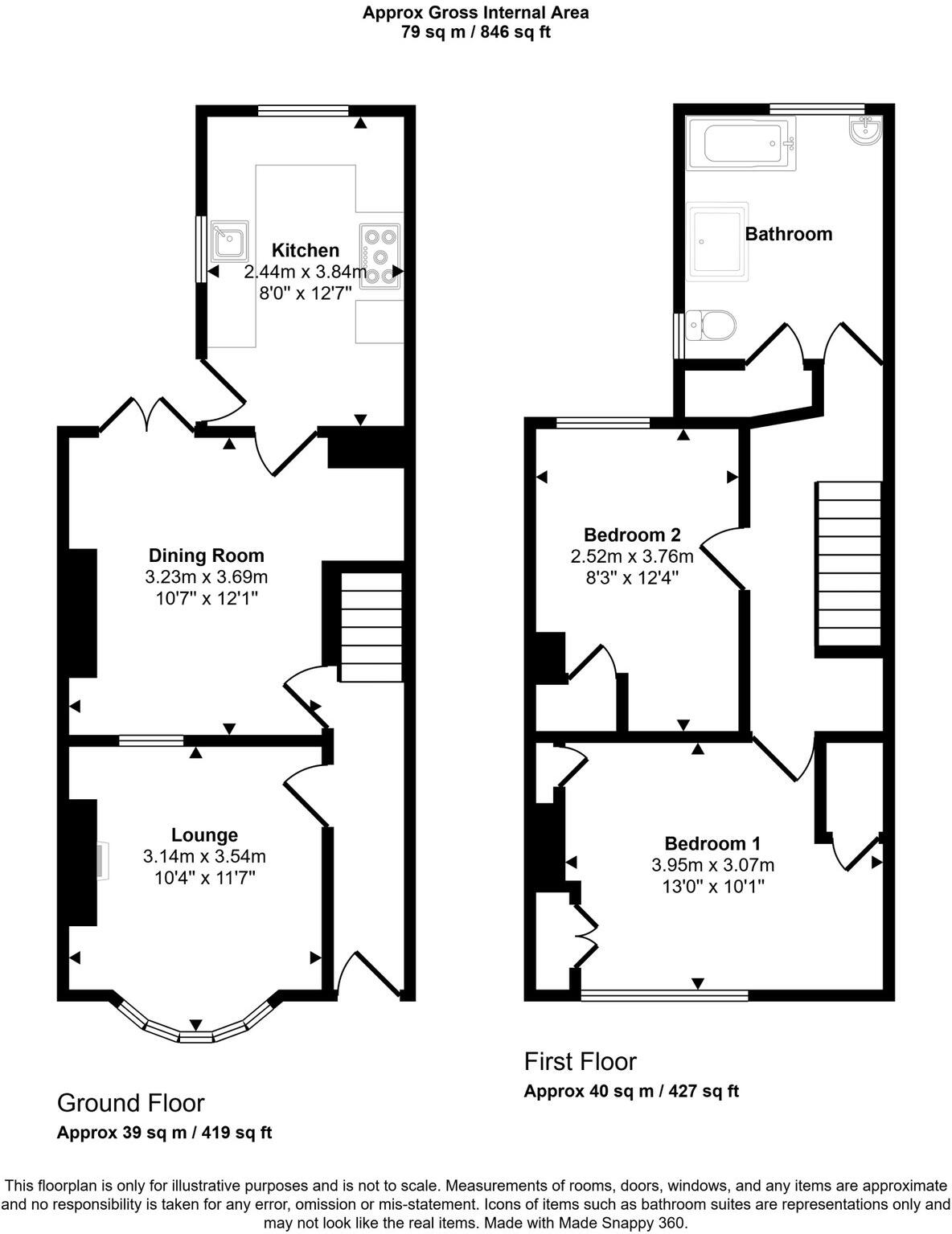 Meadowfield, Stokesley floorplan