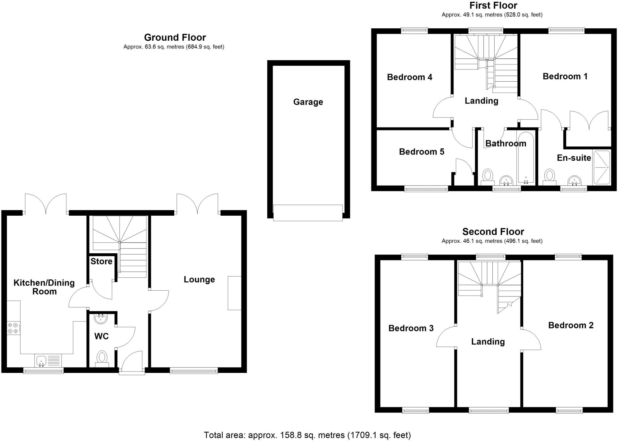 Campion Way, Bourne, Lincolnshire, PE10 floorplan