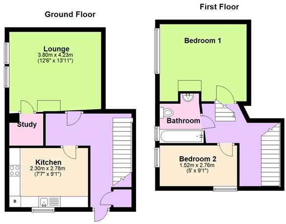 Dry Hill Road Tonbridge TN9 floorplan