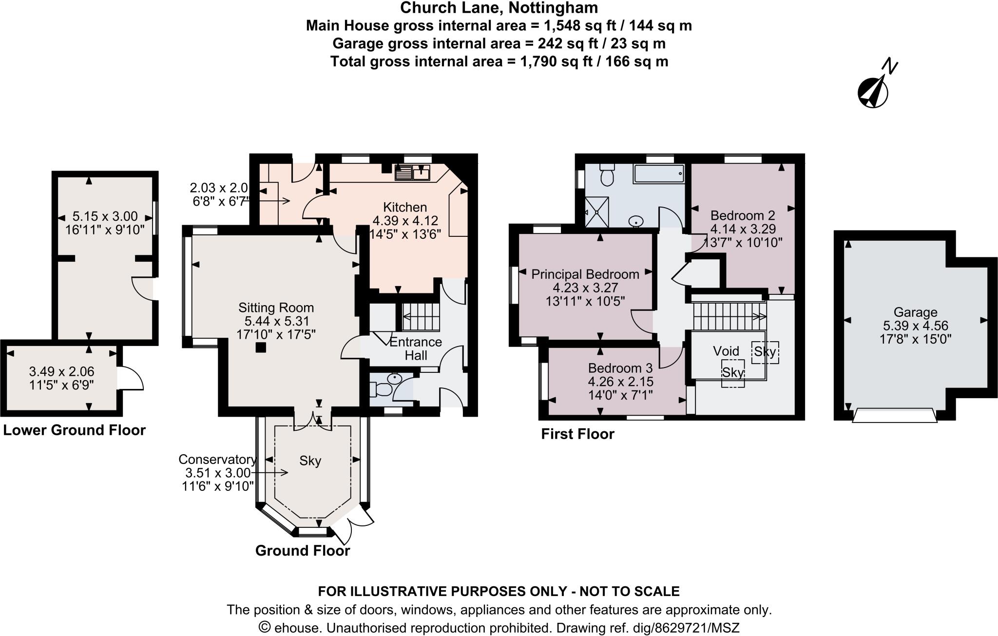 Church Lane, Underwood, Nottingham, Nottinghamshire, NG16 floorplan