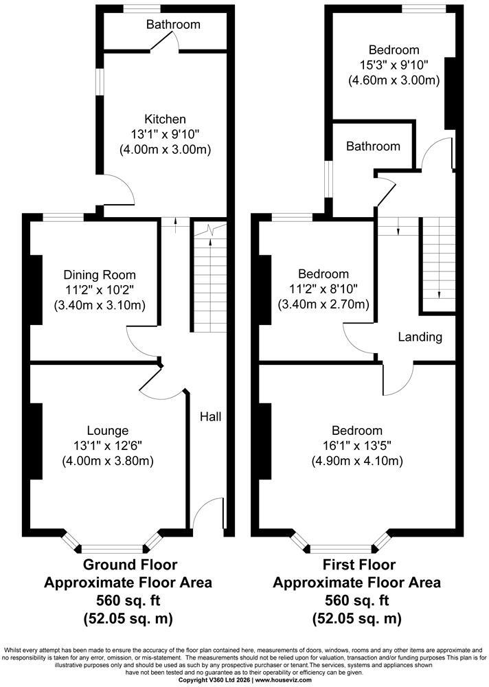 Chester Terrace, Brighton floorplan