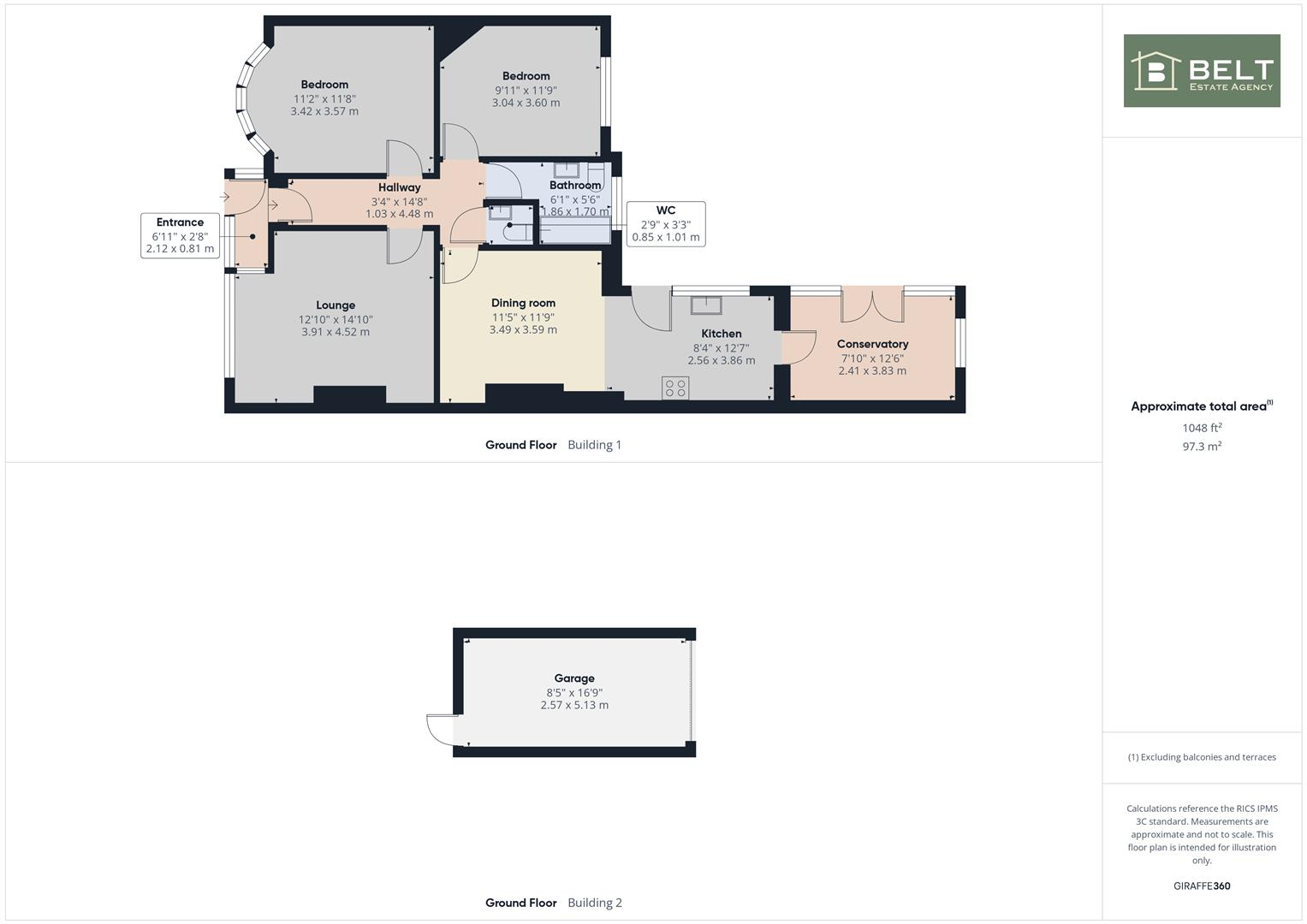 Priory Crescent, Bridlington floorplan