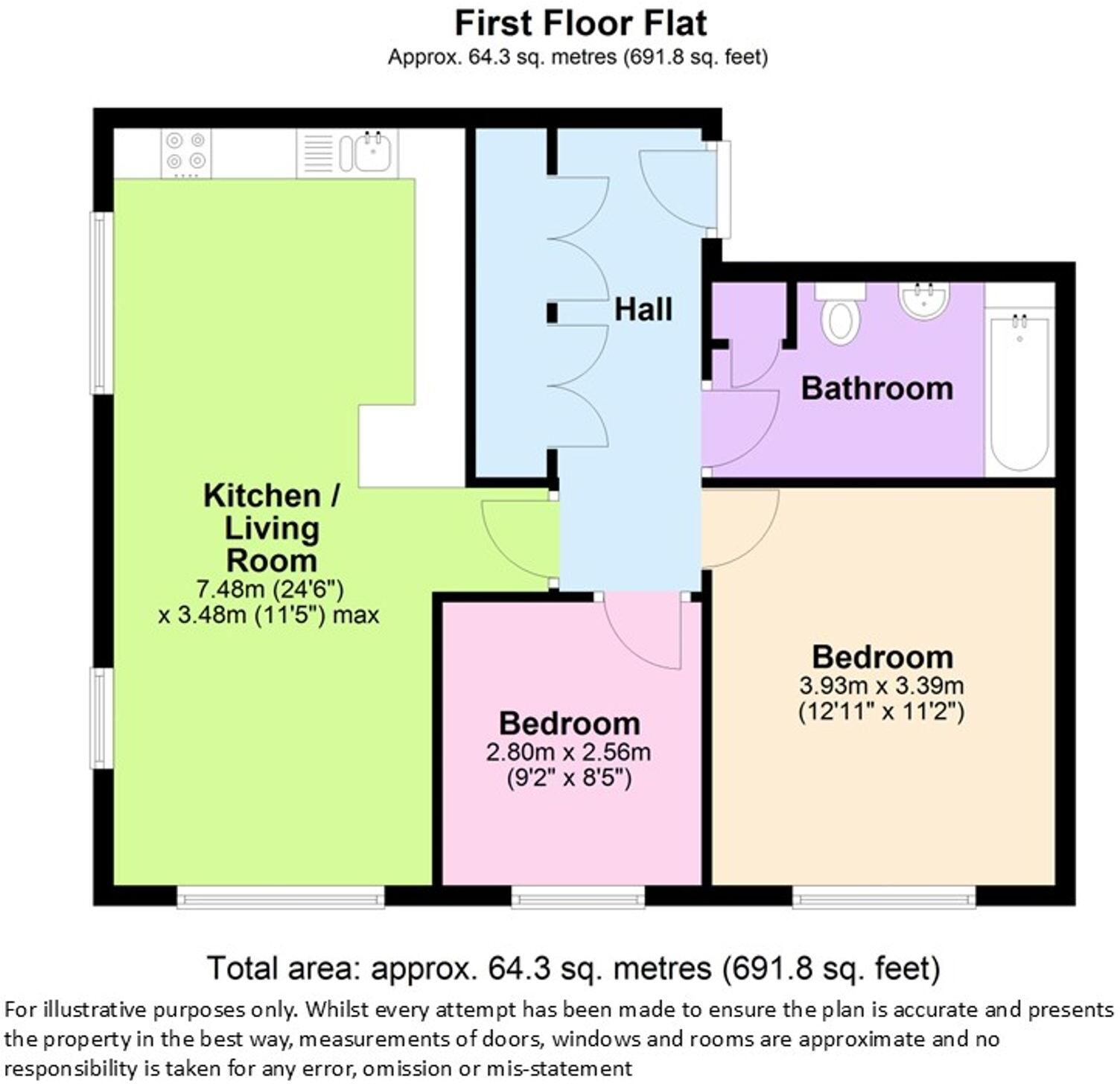 Vernons Mews, Black-A-Tree Road, Nuneaton, CV10 8DZ floorplan