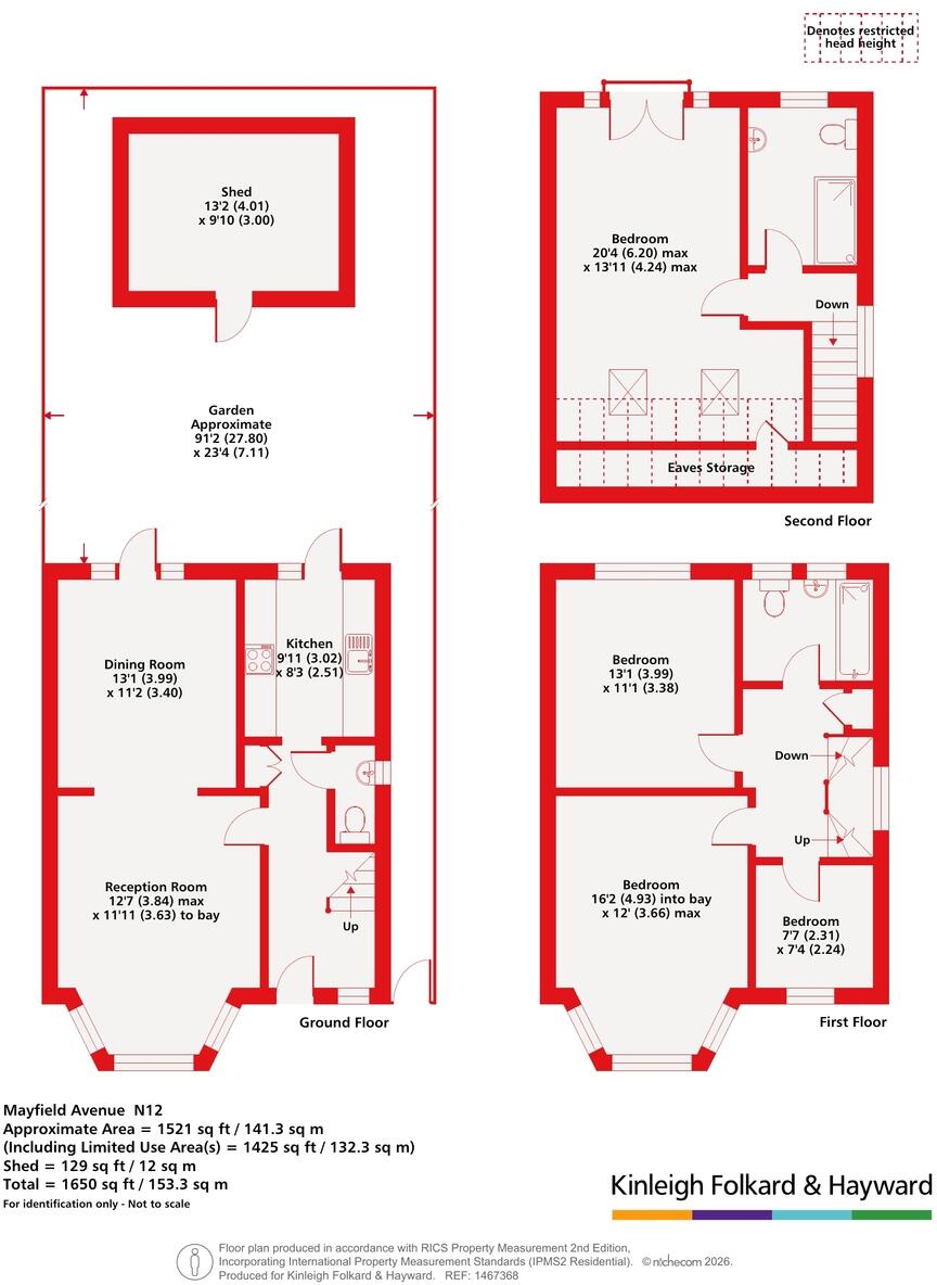 Mayfield Avenue, London, N12 floorplan