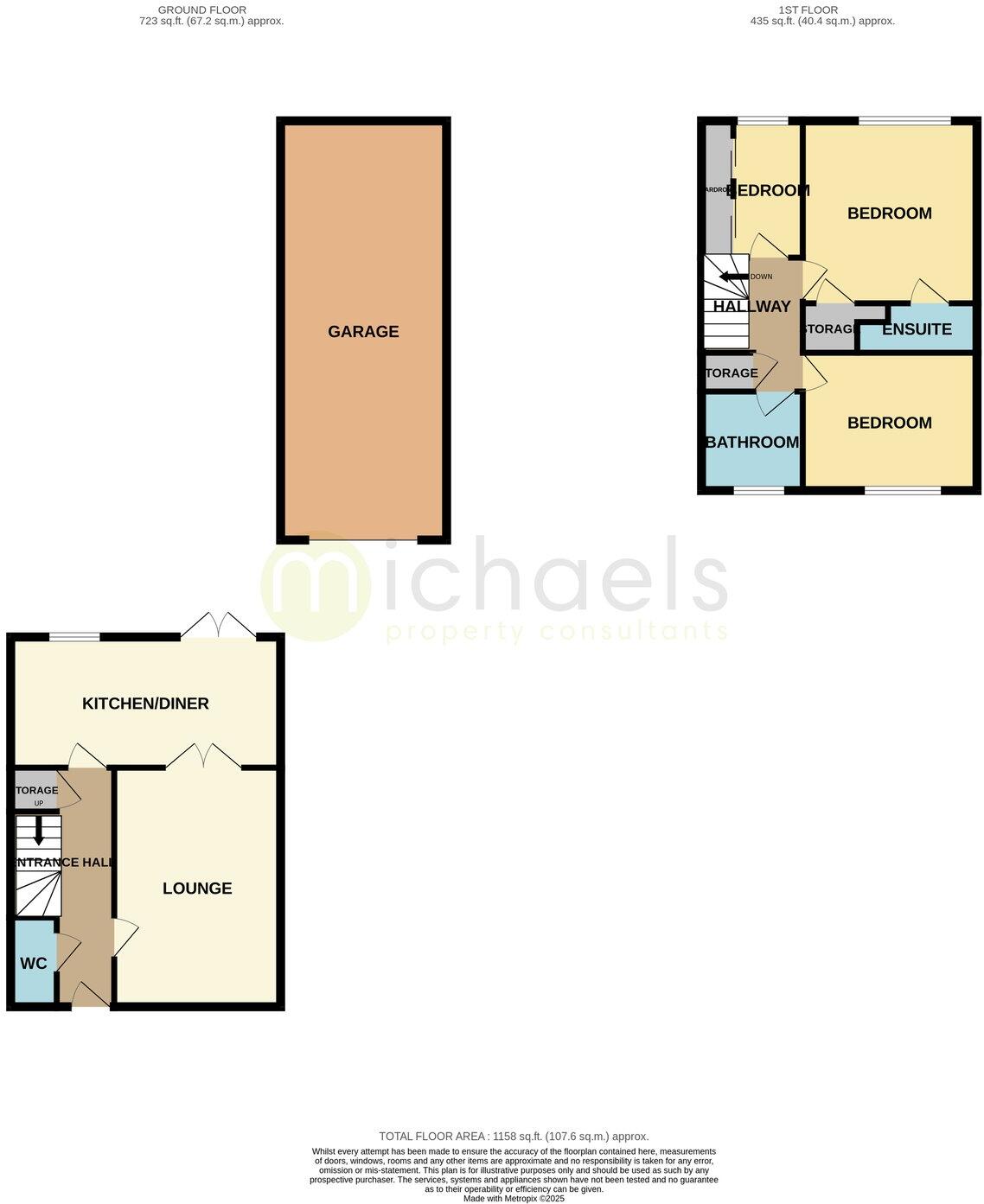 Keats Crescent, Brightlingsea, Colchester, CO7 floorplan