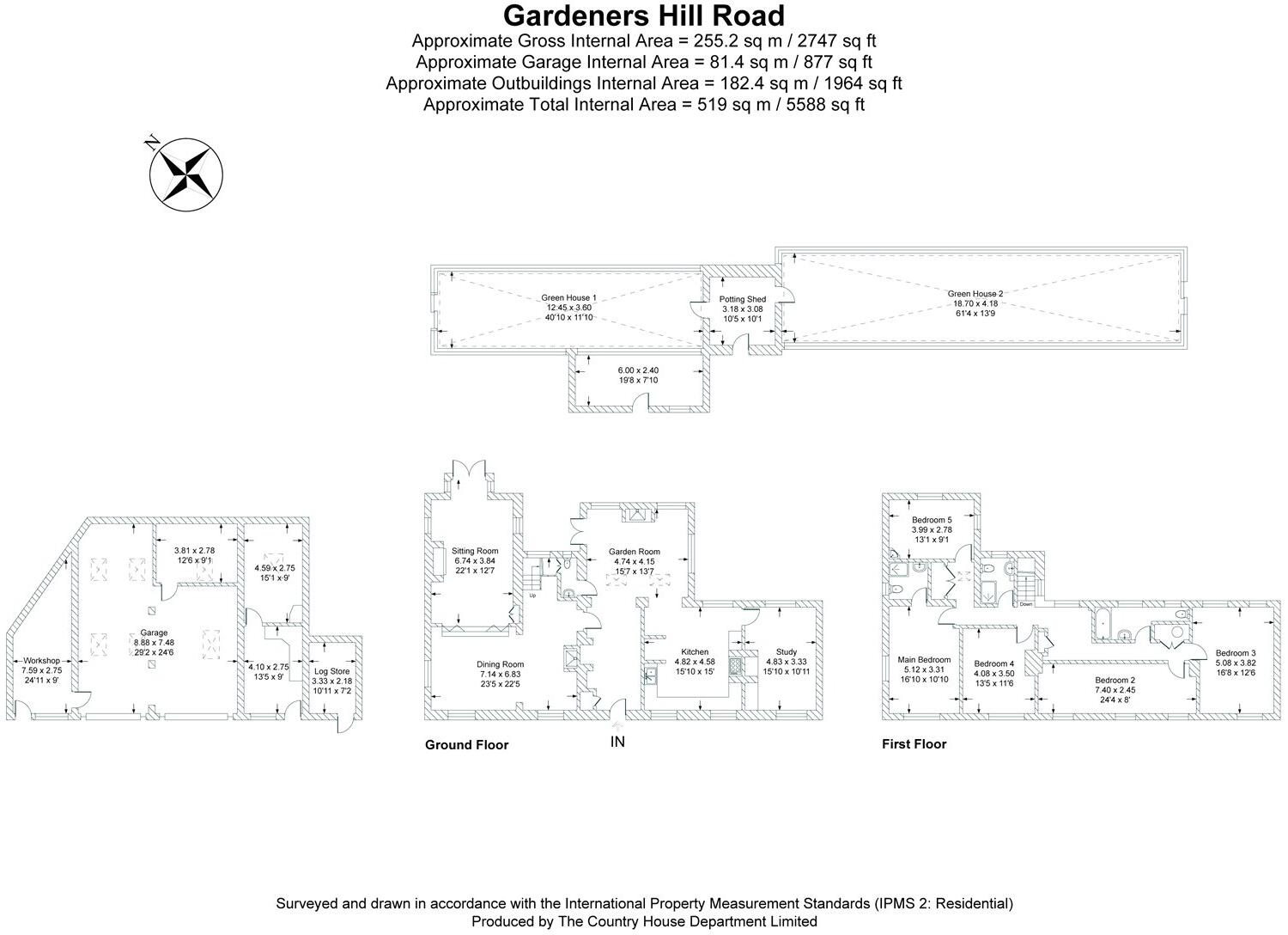 Gardeners Hill Road, Lower Bourne, Farnham, Surrey, GU10 floorplan
