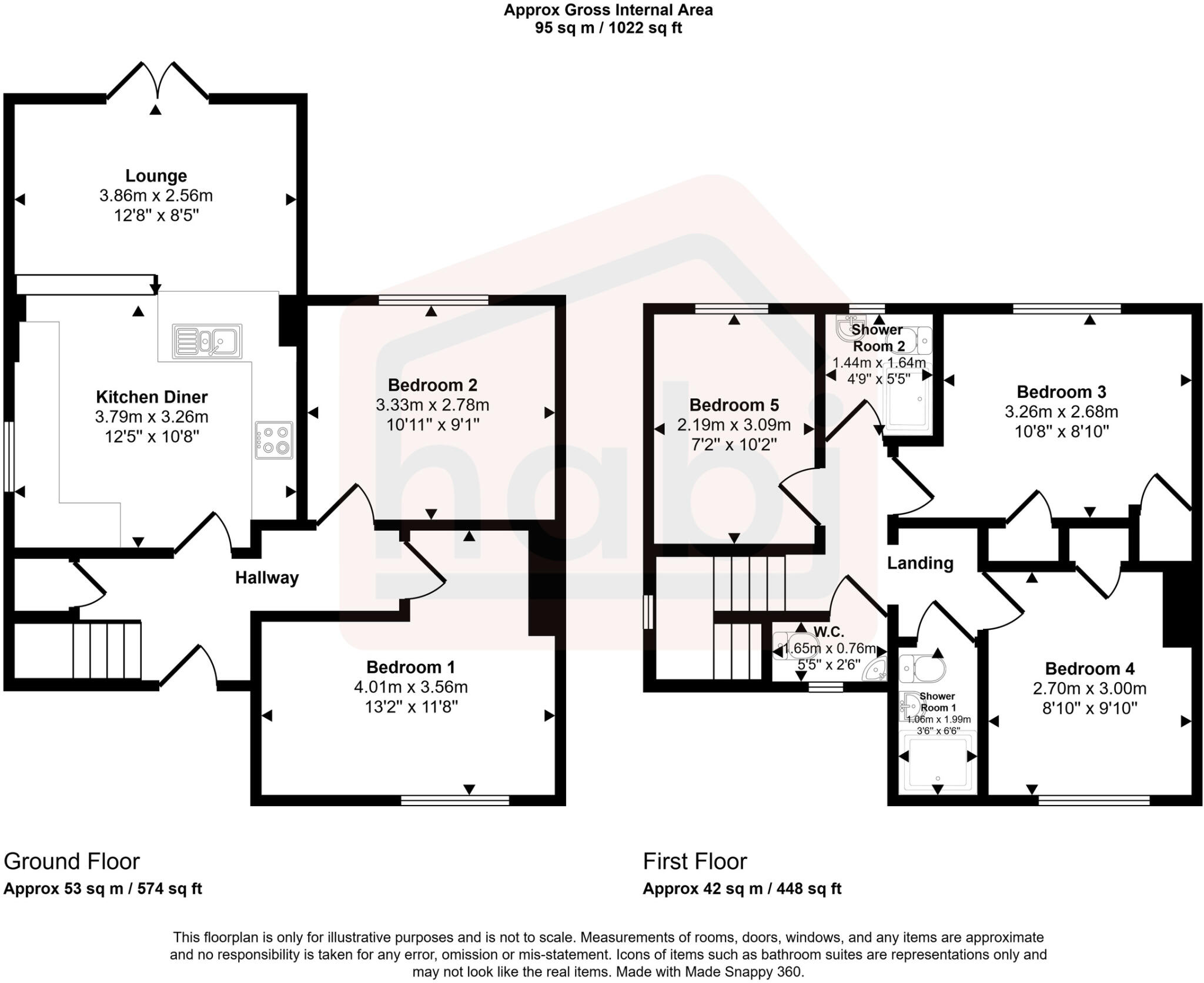 Coniston Close, Norwich, NR5 floorplan