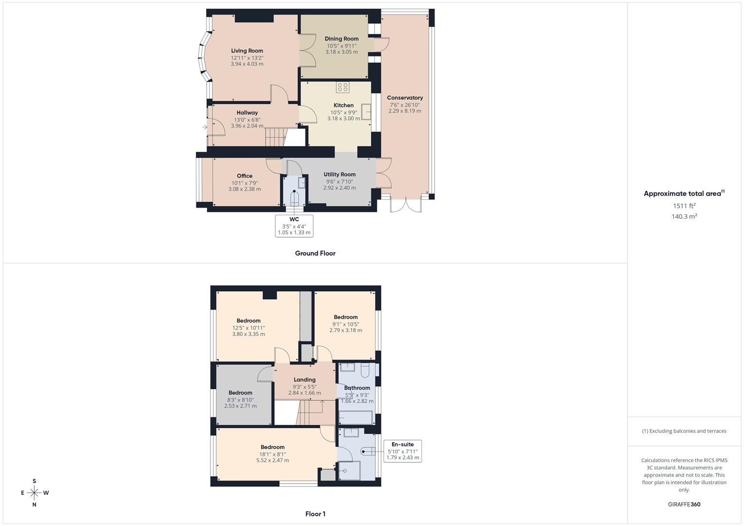 Barton Close, Tynemouth floorplan