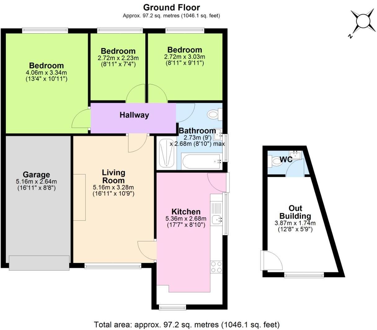Lowlands Drive, Keyworth floorplan
