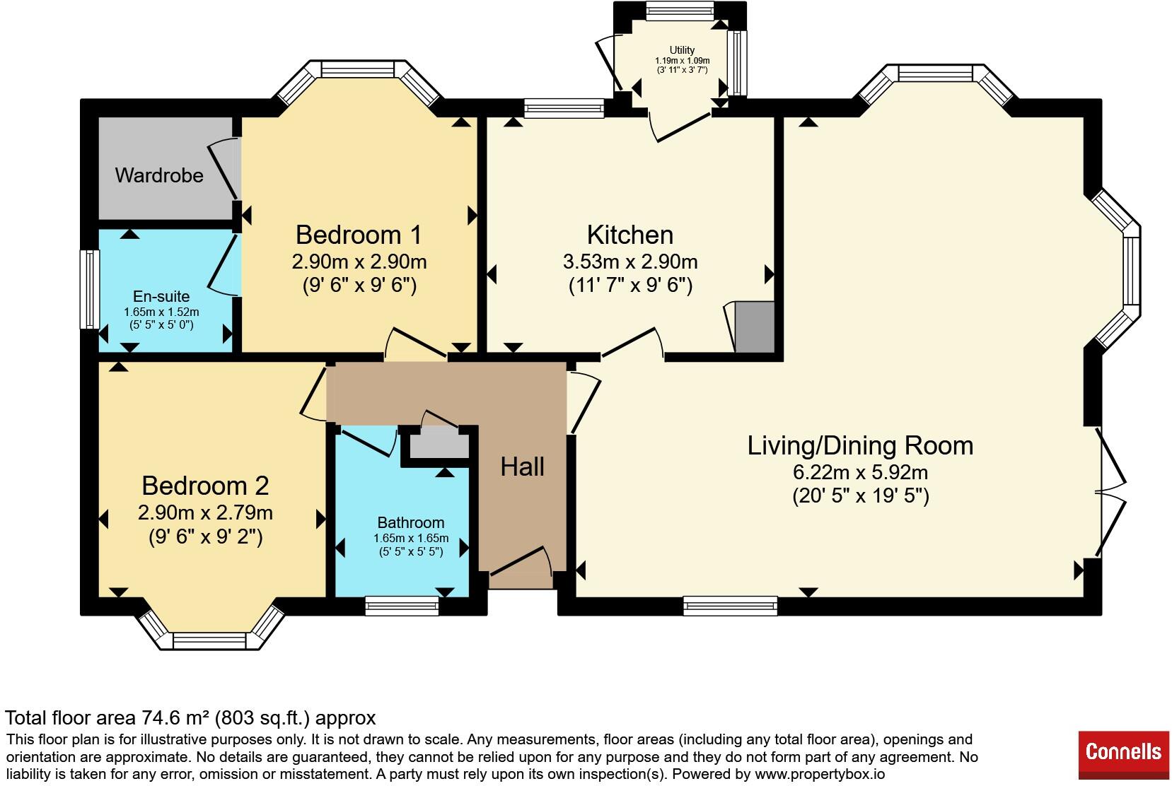 Rydon Lane, Exeter floorplan