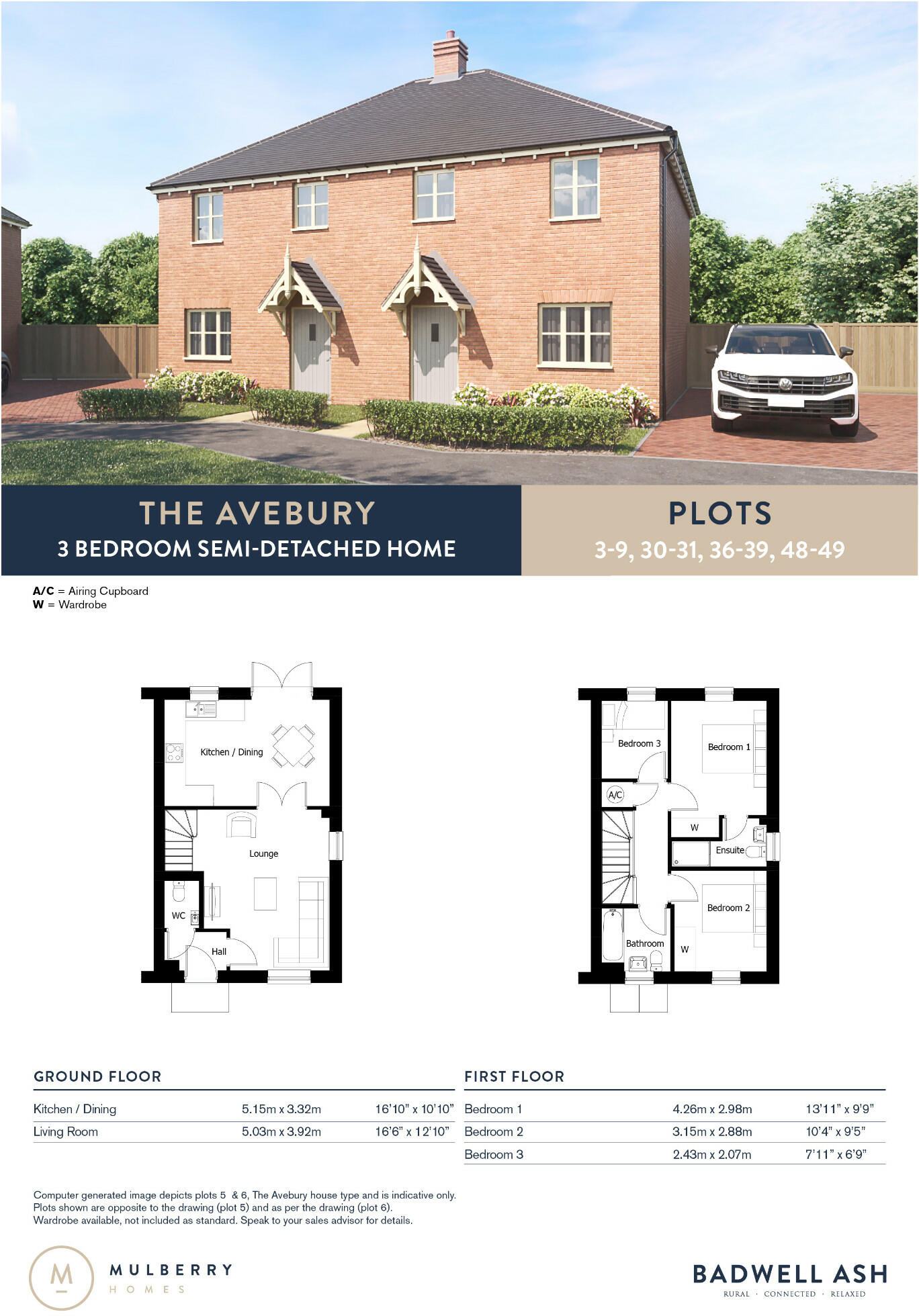 Hunston Road,
Badwell Ash,
Suffolk,
IP31 3DJ floorplan