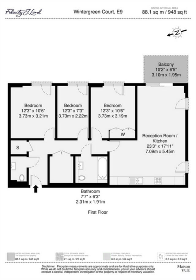 Homerton High Street, LONDON floorplan